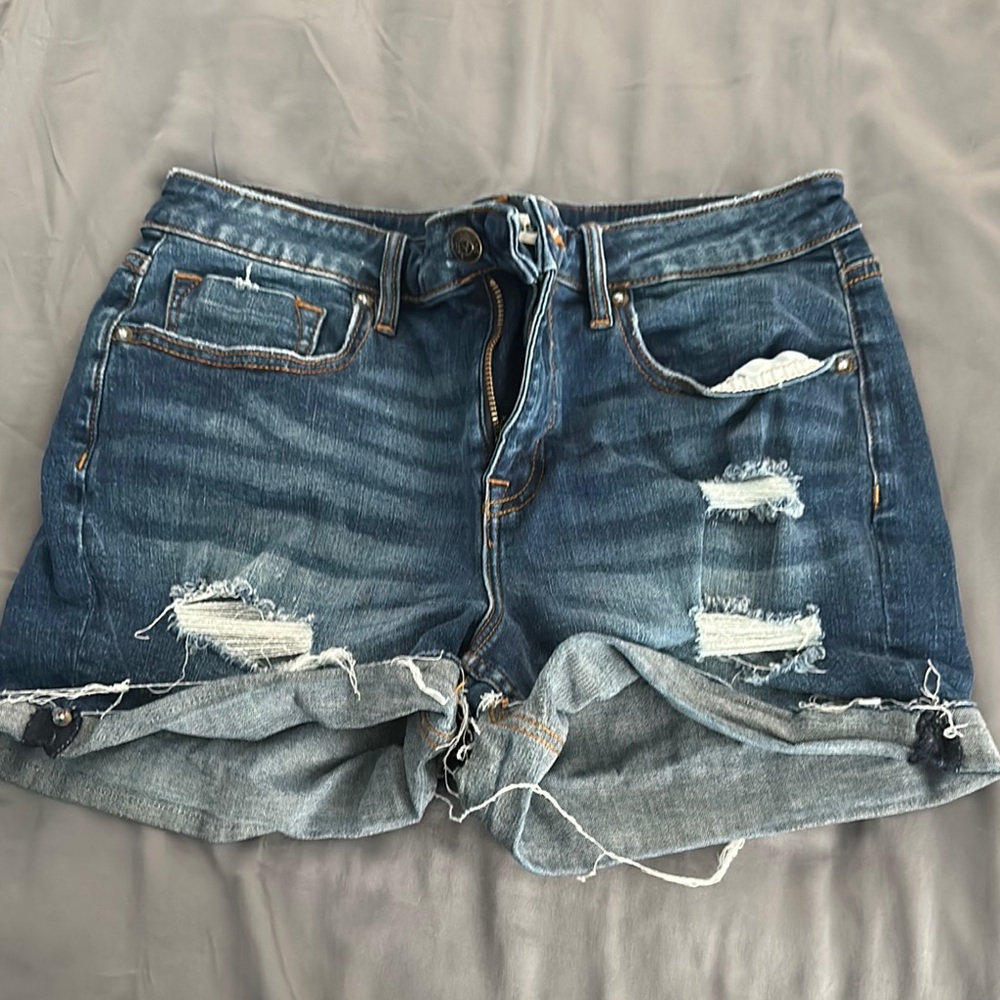 Denim Distressed Women's Shorts